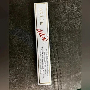 Stila Stay All Day Dual-Ended Waterproof Liquid Eye Liner Dk Brown And Amber NIB